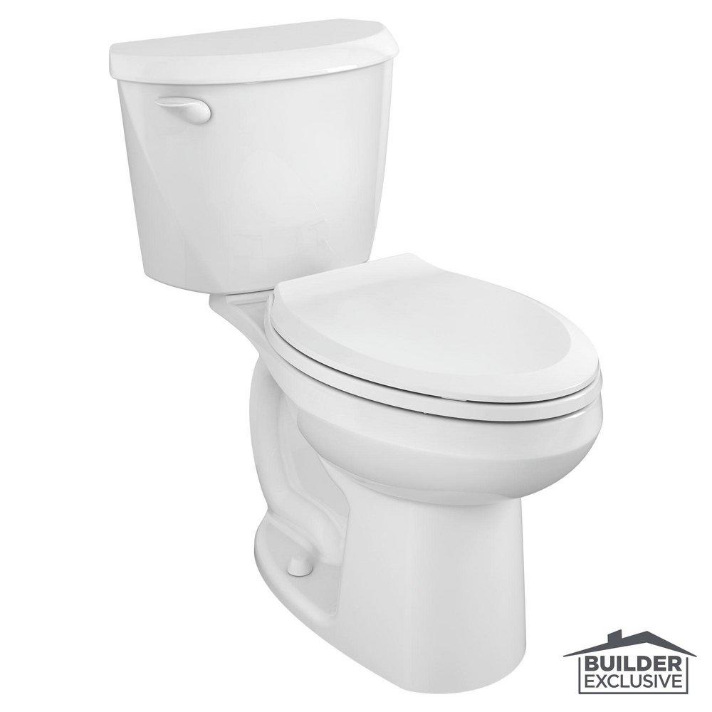 1.28 gpf Round Two Piece Toilet in White 