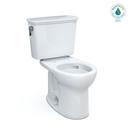 1.28 gpf Round Two Piece Toilet in Cotton White