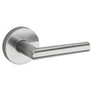 Passage Lever in Satin Chrome