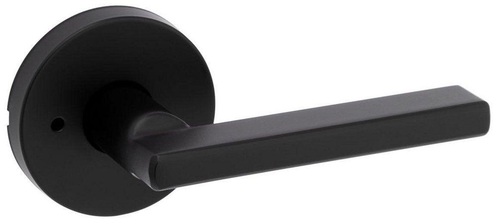 Kwikset Matte Black Privacy Lever 