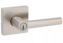 Keyed Lever in Satin Nickel