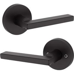 Passage Lever in Matte Black