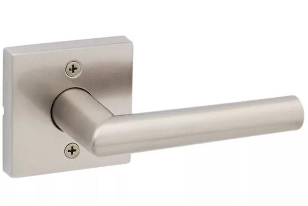 KWIKSET MILAN SQUARE HALF-DUMMY LEVER SATIN NICKEL 