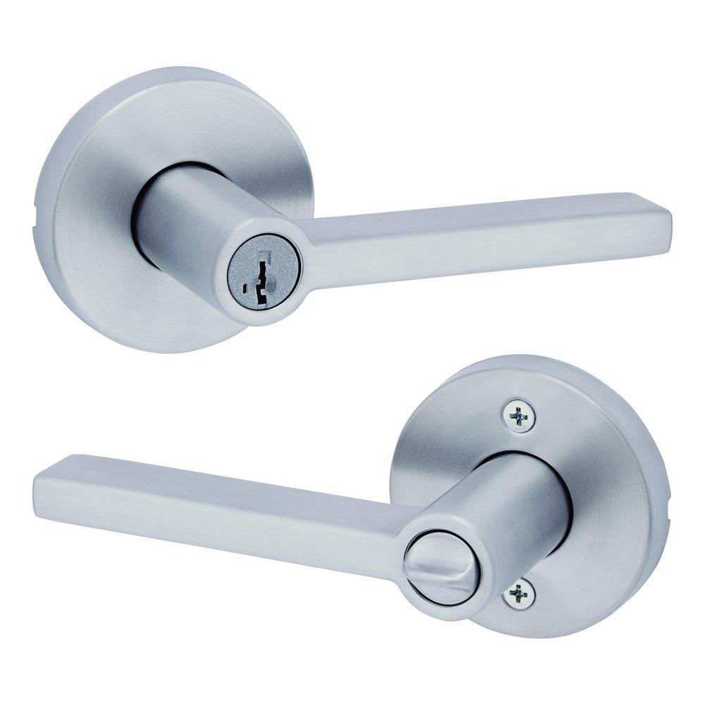 Kwikset Satin Chrome Keyed Lever 