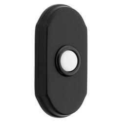 Arch Doorbell Button in Satin Black