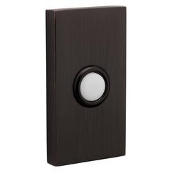 Contemporary Doorbell Button in Venetian Bronze
