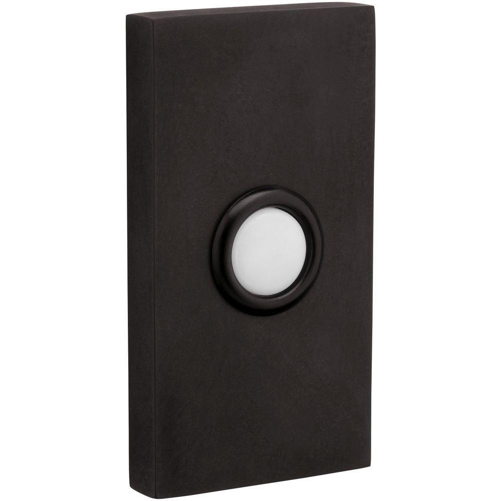 Baldwin Oil Rubbed Bronze Doorbell Button 