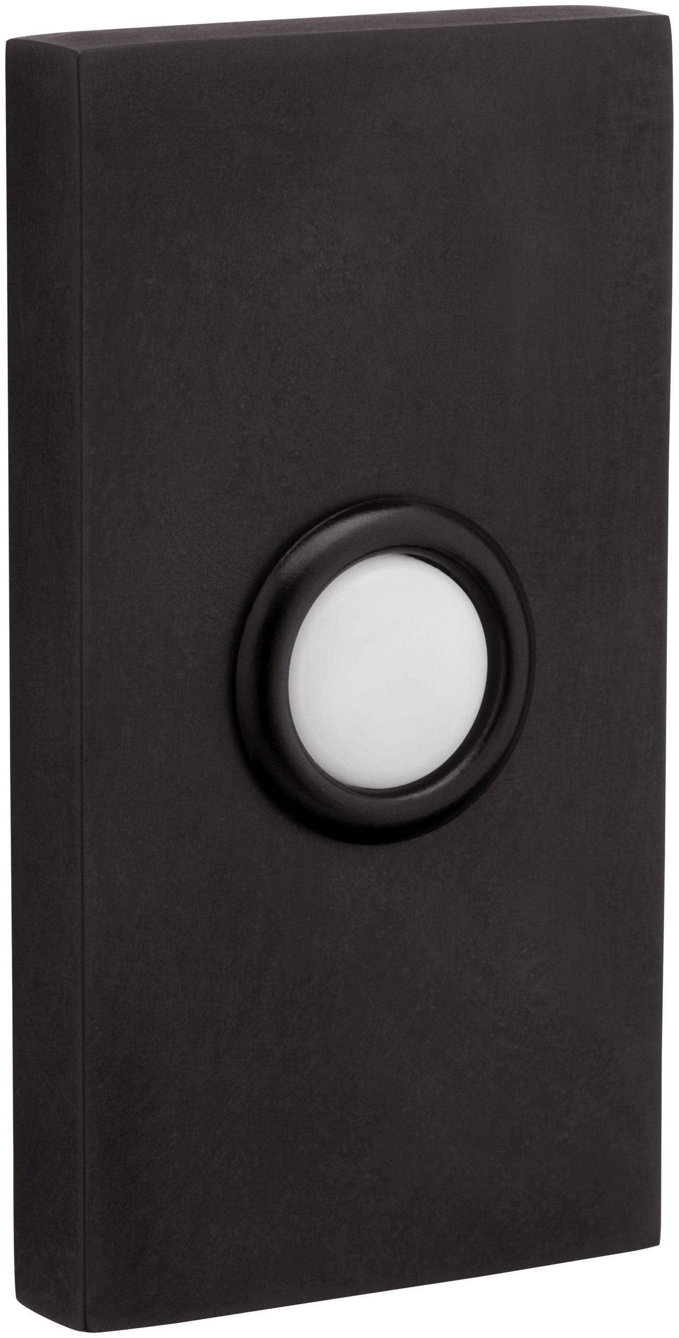 Baldwin Oil Rubbed Bronze Doorbell Button 