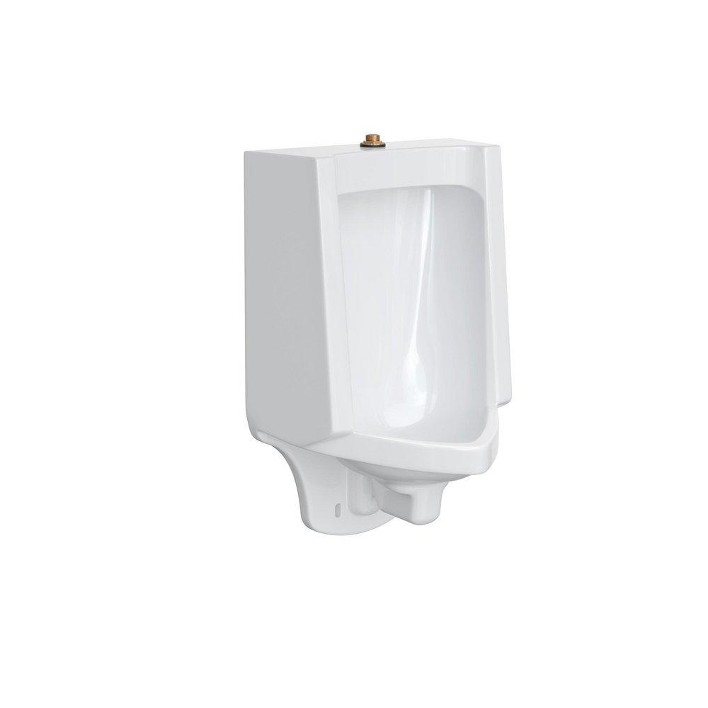 High Efficiency Siphon Jet Urinal with Rear Outlet in White 