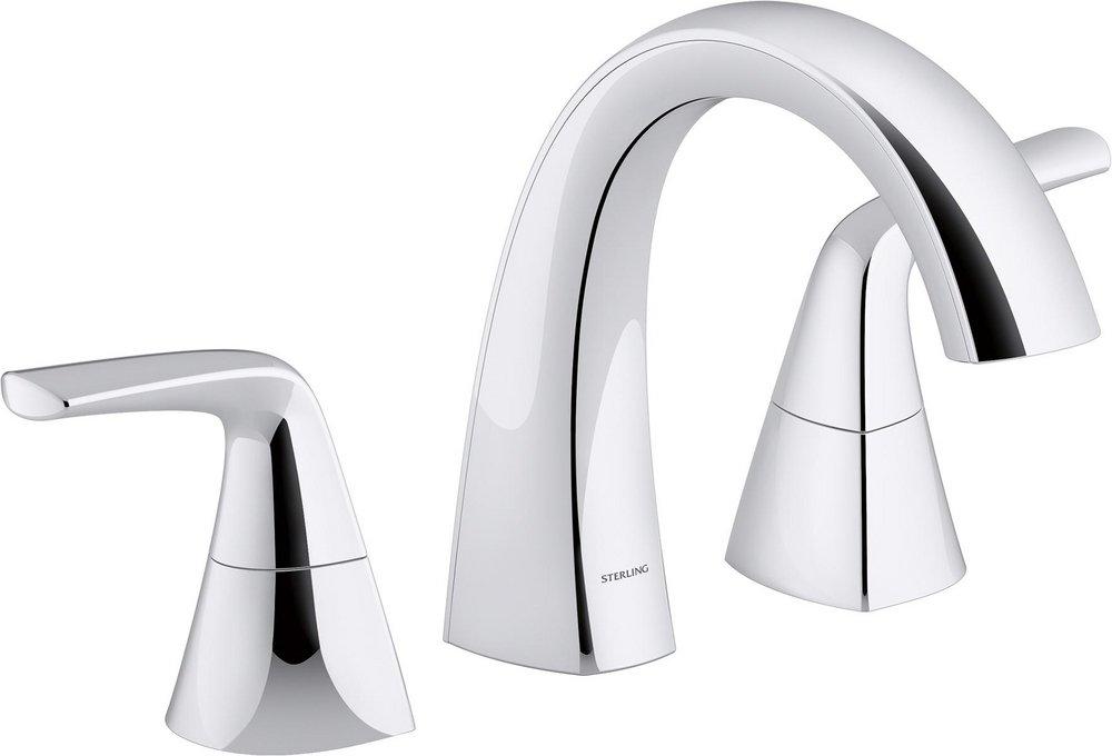 Two Handle Roman Tub Faucet in Polished Chrome (Trim Only) 