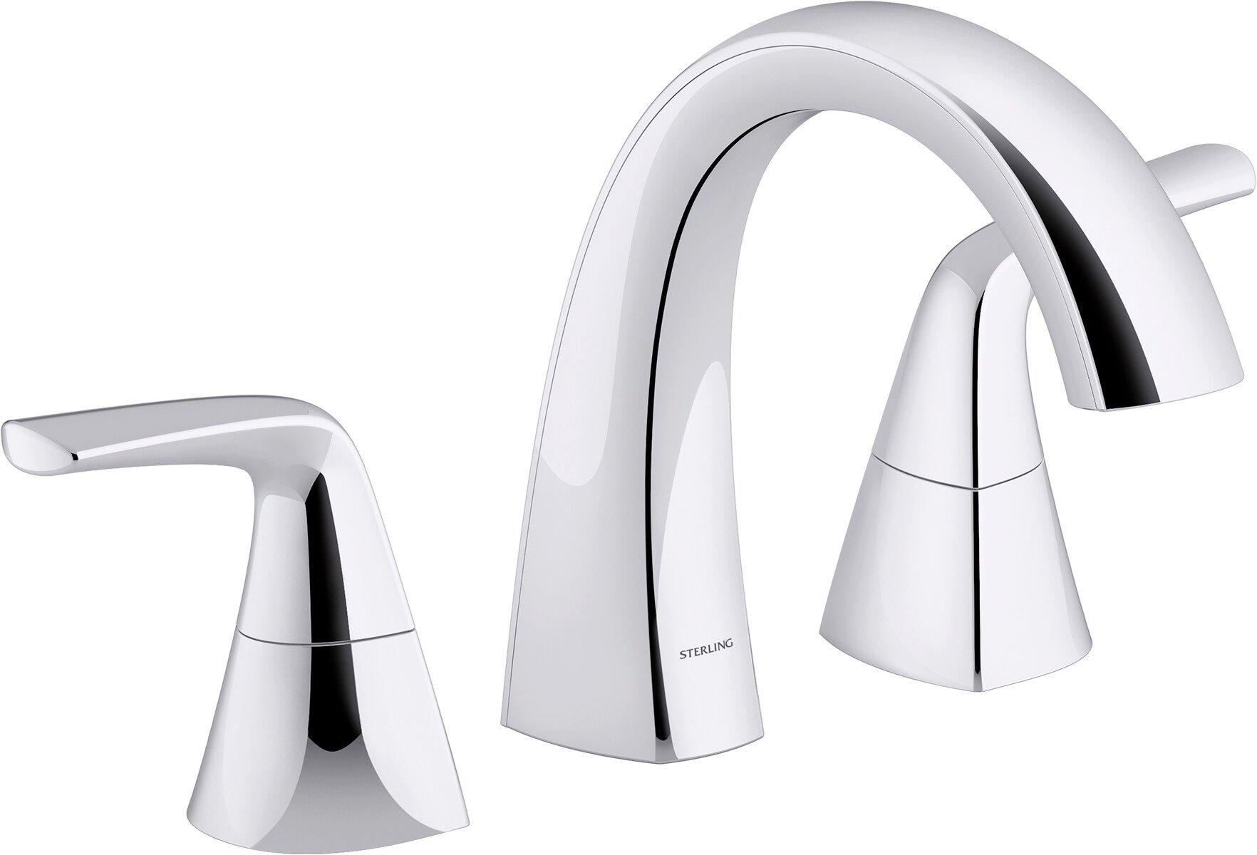 Sterling Polished Chrome Two Handle Roman Tub Faucet Only (Trim Only) 