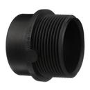 Black ABS DWV Street Male Adapter 