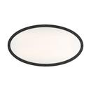 NUVO Matte Black 4 x 18 in. 52W 1-Light LED Flush Mount Ceiling Fixture 
