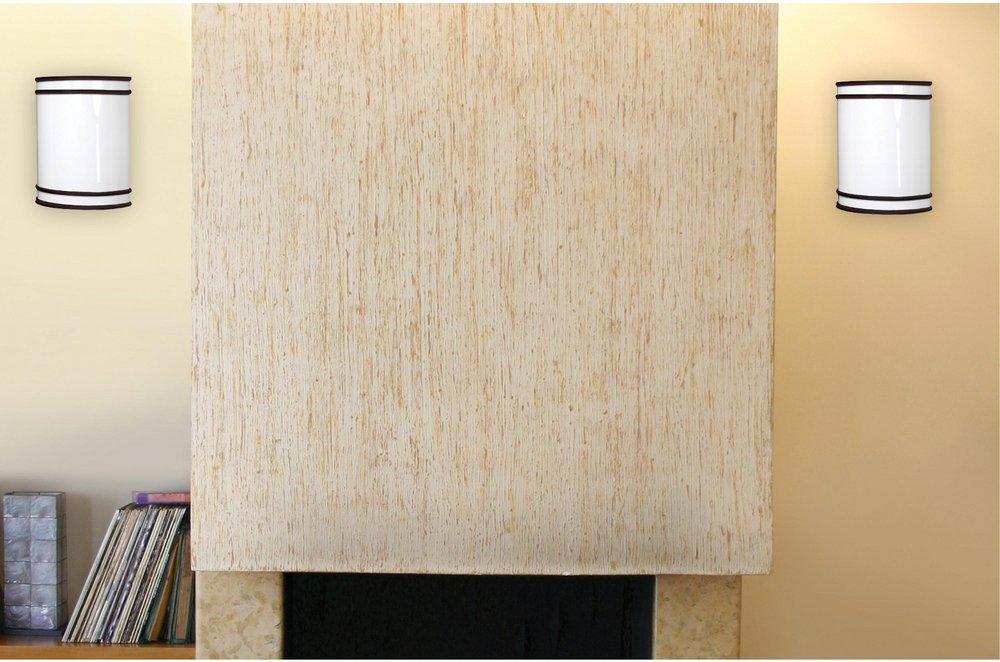 LED WALL SCONCE BLACK FINISH CCT SELECTABLE 3K/4K/5K 