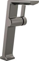 Single Handle Vessel Filler Bathroom Sink Faucet in Lumicoat® Black Stainless