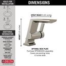 CCY 1.20 GPM PIVOTAL : SINGLE HANDLE BATHROOM FAUCET LUMICOAT STAINLESS 