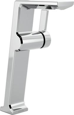 Single Handle Monoblock Vessel Filler Bathroom Sink Faucet in Lumicoat&reg; Chrome