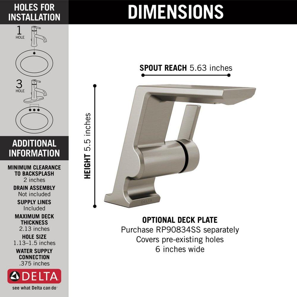 Single Handle Bathroom Sink Faucet 