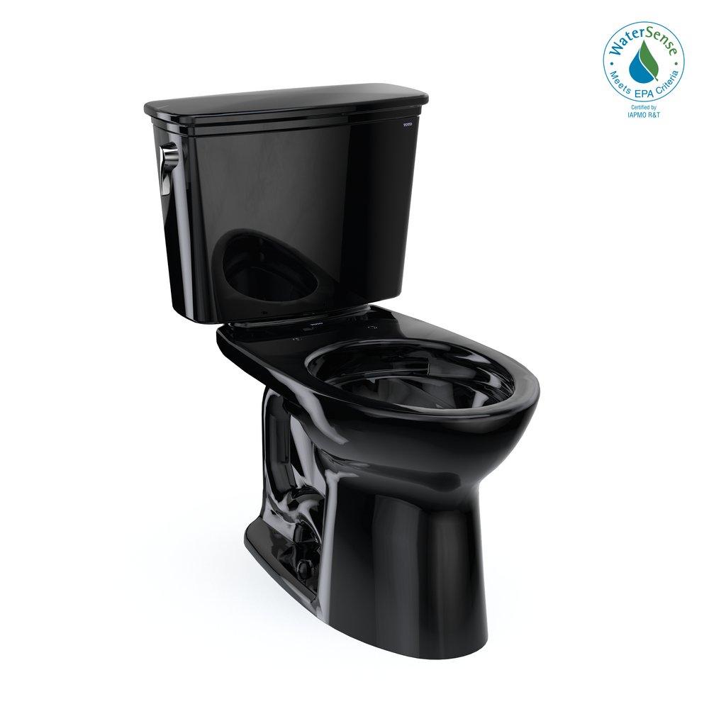 1.28 gpf Elongated Two Piece Toilet in Ebony 
