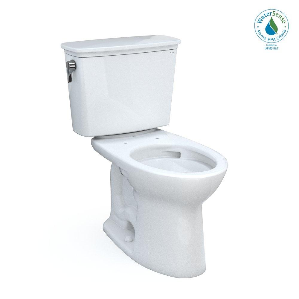 1.28 gpf Elongated Two Piece Toilet in Cotton White 