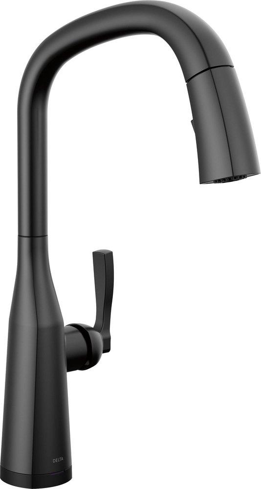 CCY LF 1.8 GPM STRYKE SINGLE HANDLE PULL DOWN KITCHEN FAUCET WITH TOUCH 2O TECHNOLOGY MABL MATTE BLACK 