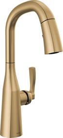 Single Handle Pull Down Bar Faucet in Matte Black