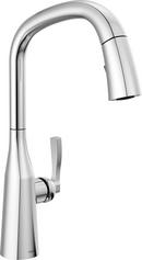 Single Handle Pull Down Kitchen Faucet in Lumicoat Chrome