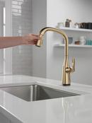 Delta Faucet Lumicoat Champagne Bronze Single Handle Pull Down Kitchen Faucet 