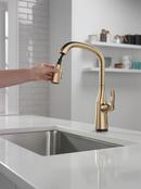 Delta Faucet Lumicoat Champagne Bronze Single Handle Pull Down Kitchen Faucet 