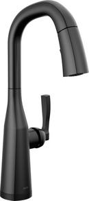 CCY LF 1.8 GPM STRYKE SINGLE HANDLE PULL DOWN BAR/PREP FAUCET WITH TOUCH 2O TECHNOLOGY MABL MATTE BLACK 