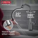 Single Handle Pull Down Kitchen Faucet in Arctic Stainless 