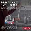 Single Handle Pull Down Kitchen Faucet in Arctic Stainless 