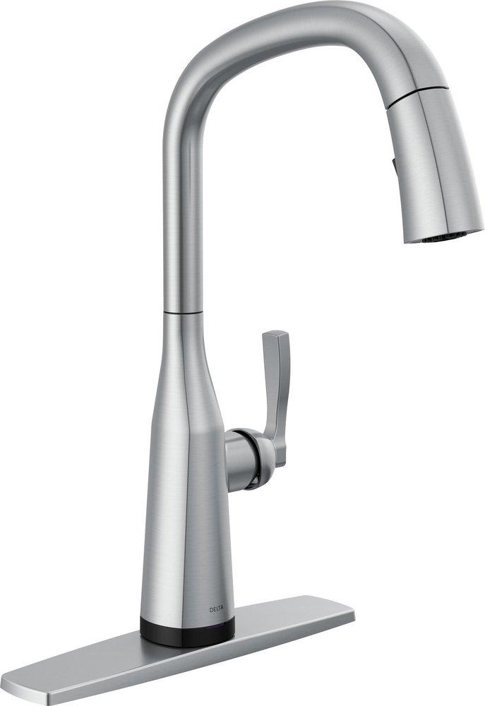 CCY LF 1.8 GPM STRYKE SINGLE HANDLE PULL DOWN KITCHEN FAUCET WITH TOUCH 2O TECHNOLOGY ARST ARCTIC STAINLESS 