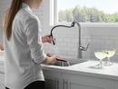 CCY LF 1.8 GPM STRYKE SINGLE HANDLE PULL-DOWN BAR/PREP FAUCET ARST ARCTIC STAINLESS 