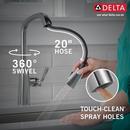 CCY LF 1.8 GPM STRYKE SINGLE HANDLE PULL DOWN KITCHEN FAUCET ARST ARCTIC STAINLESS 