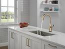 Delta Faucet Lumicoat Champagne Bronze Single Handle Pull Down Kitchen Faucet 