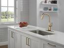 Delta Faucet Lumicoat Champagne Bronze Single Handle Pull Down Kitchen Faucet 