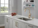 Delta Faucet Lumicoat Champagne Bronze Single Handle Pull Down Kitchen Faucet 