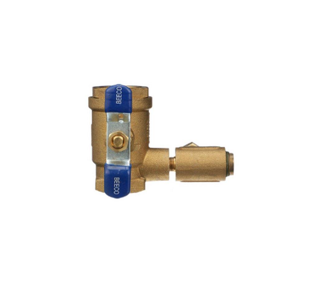 Mifab Chrome Plated Cast Brass 600 psi Sweat Shut Off Valve 