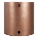 Signature Hardware Antique Copper Patina 48 x 33-1/2 in. Freestanding Bathtub with End Drain 
