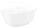 Signature Hardware White 59 x 30-3/4 in. Freestanding Bathtub with Center Drain 