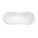 Signature Hardware White 69 x 29 in. Freestanding Bathtub with Offset Drain in White 