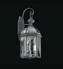 19-1/2 in. 60 W 3-Light Candelabra Lantern in Black