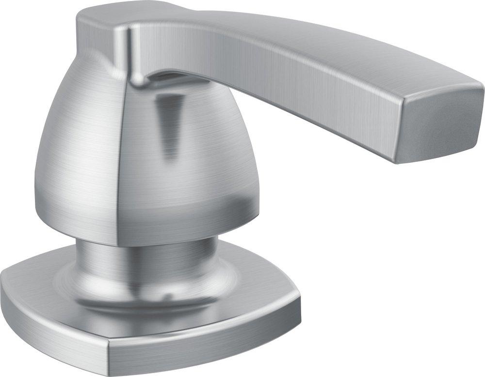 Delta Faucet Lumicoat&trade; Arctic Stainless 2-11/16 in. 13 oz. Kitchen Soap Dispenser 