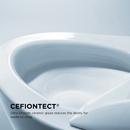 TOTO Cotton 1.28 gpf Dual Flush Elongated One Piece Toilet 