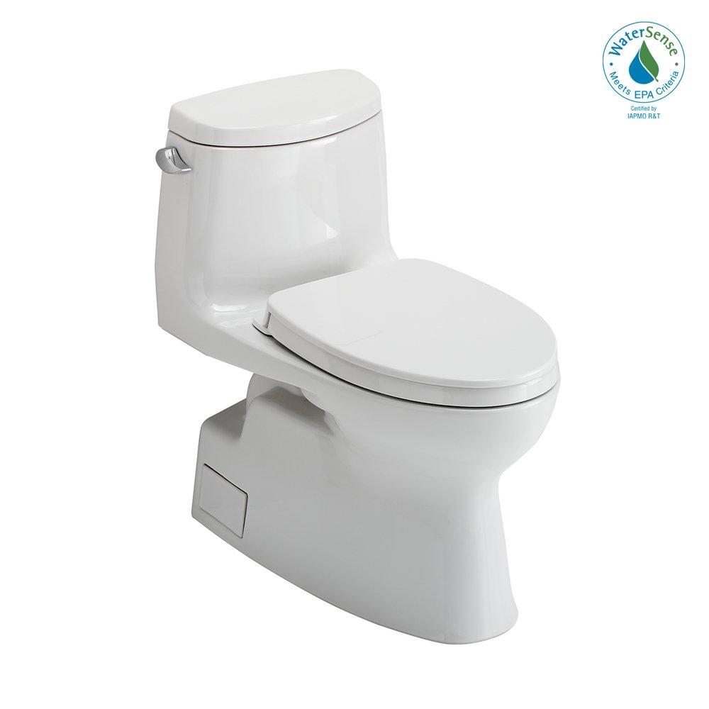 TOTO Cotton 1.28 gpf Dual Flush Elongated One Piece Toilet 