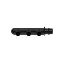 Jones Stephens Black 3/4 x 1/2 x 1/2 x 1/2 in. F1960 Plastic Reducing Manifold 