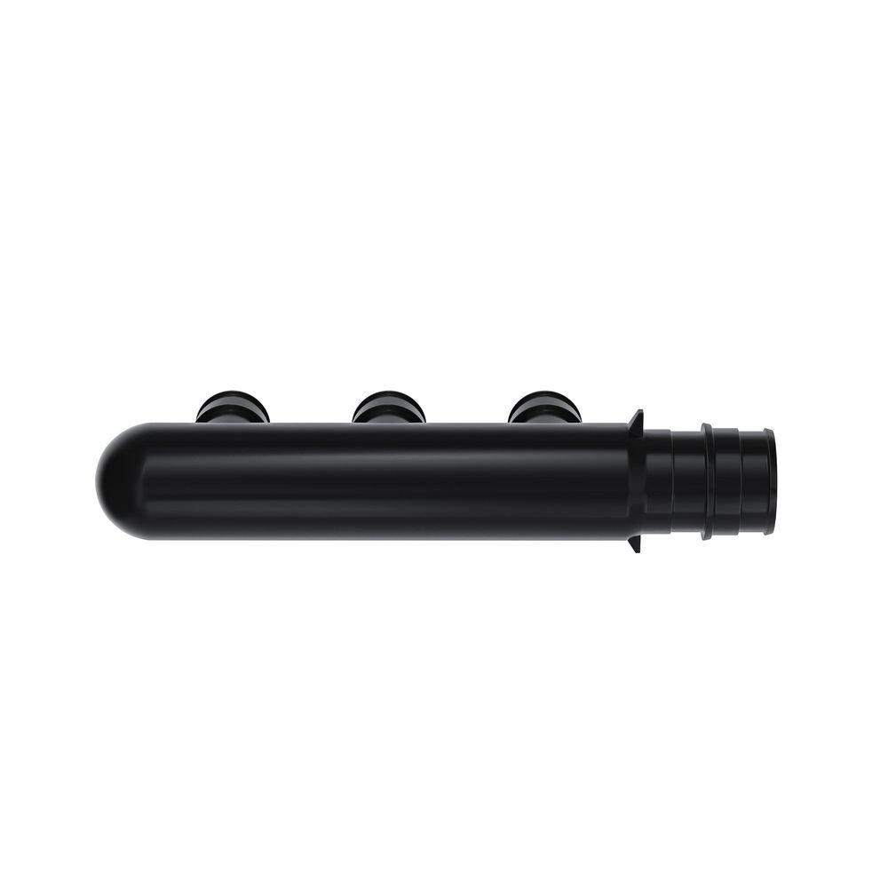 Jones Stephens Black 3/4 x 1/2 x 1/2 x 1/2 in. F1960 Plastic Reducing Manifold 