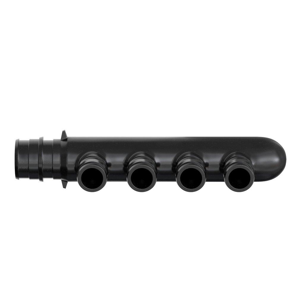 Jones Stephens Black PEX Expansion 4 Outlet Plastic Manifold 