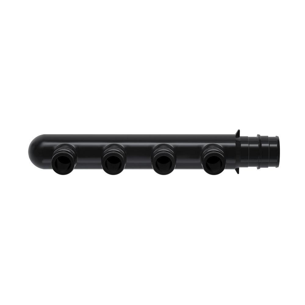 Jones Stephens Black 3/4 x 1/2 x 1/2 x 1/2 in. F1960 Plastic Reducing Manifold 